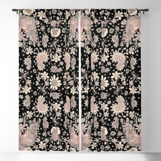 Window Curtains &quot;Birds of a Flower&quot;