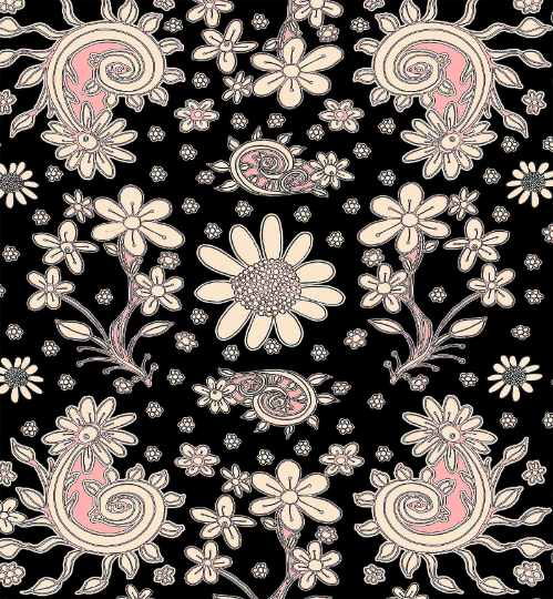 Window Curtains &quot;Birds of a Flower&quot;