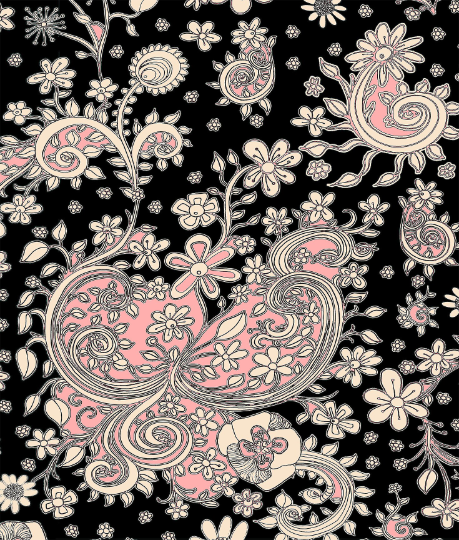 Window Curtains &quot;Birds of a Flower&quot;