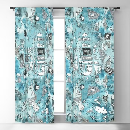 Window Curtains &quot;Blue Sky&quot;