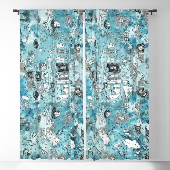 Window Curtains &quot;Blue Sky&quot;