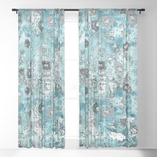 Window Curtains &quot;Blue Sky&quot;