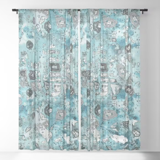 Window Curtains &quot;Blue Sky&quot;