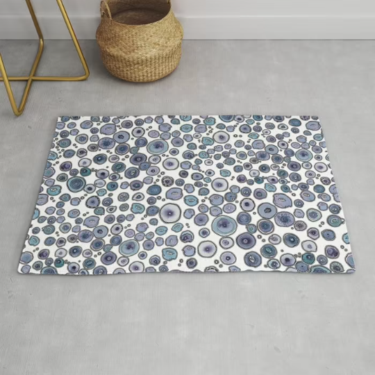 Area Rug &#39;Blueberry Friends&#39;