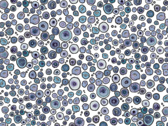 Area Rug &#39;Blueberry Friends&#39;