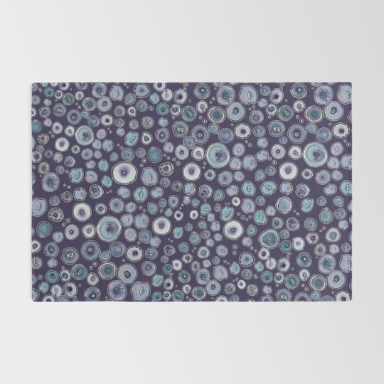 Area Rug &#39;Blueberry Friends Dark&#39;