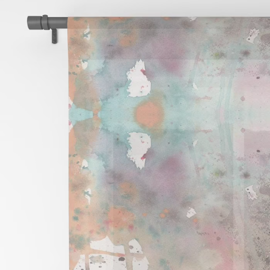 Window Curtains &quot;Boho Abstract&quot;