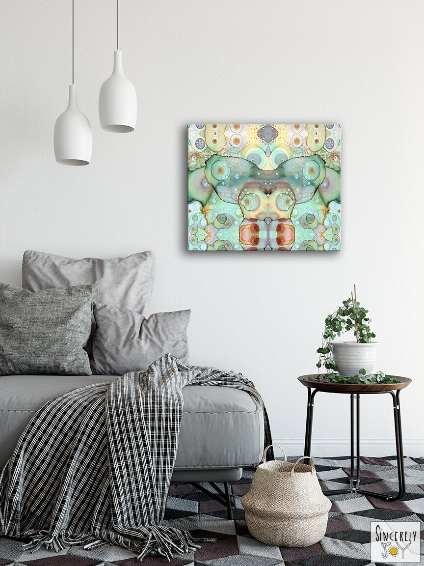 Art Print on Canvas &#39;Mermaid Tail&#39;