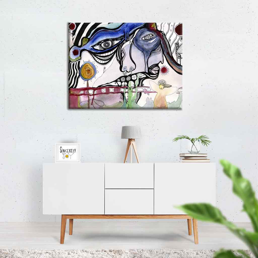 Art Print on Canvas &#39;The Gift&#39;