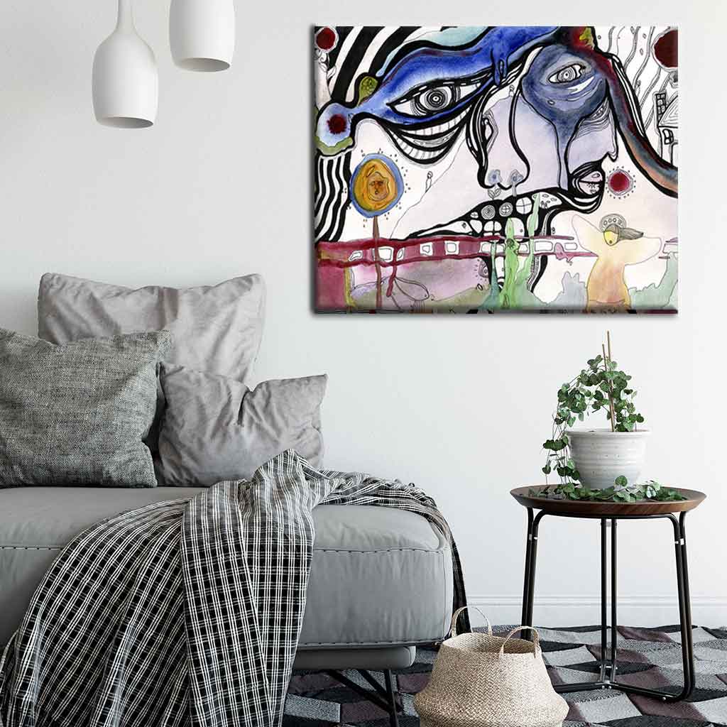 Art Print on Canvas &#39;The Gift&#39;