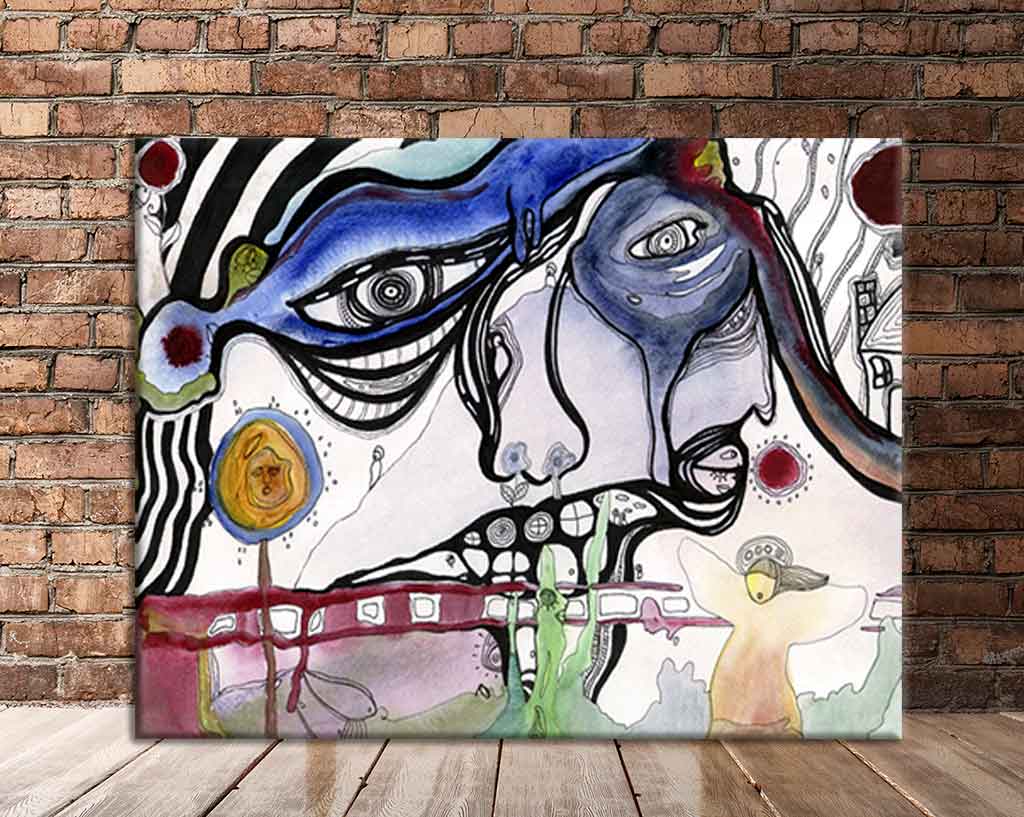 Art Print on Canvas &#39;The Gift&#39;