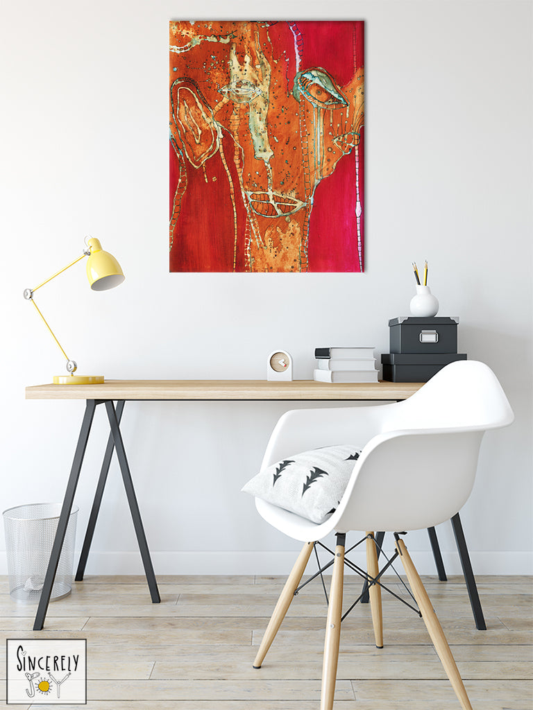 Art Print on Canvas &#39;Broken Dreams&#39;