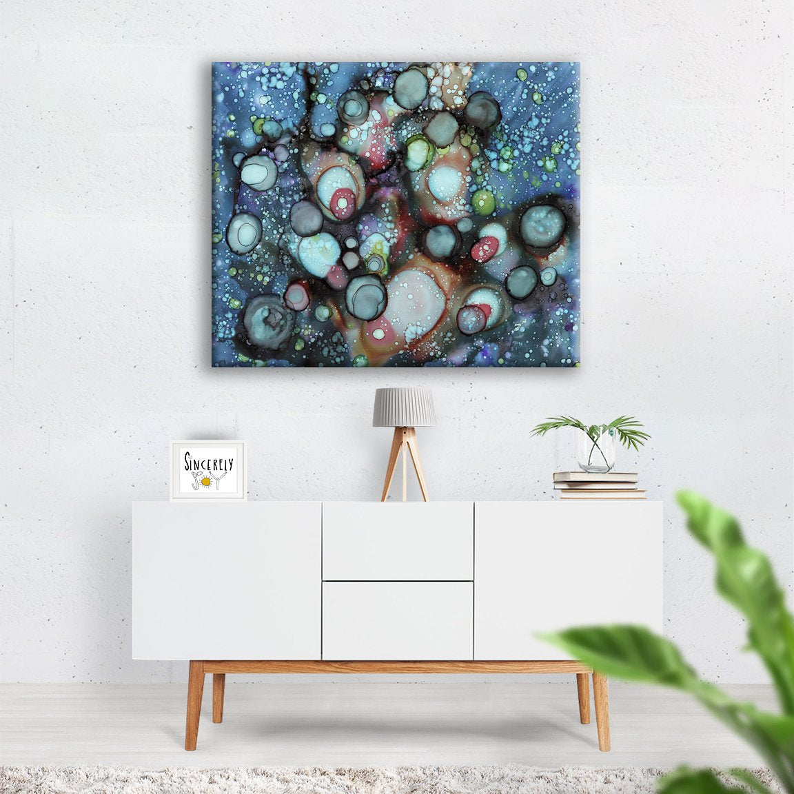 Art Print on Canvas &#39;Galaxy A&#39;