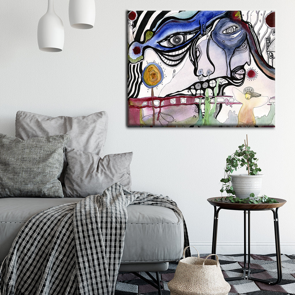 Art Print on Canvas &#39;The Gift&#39;