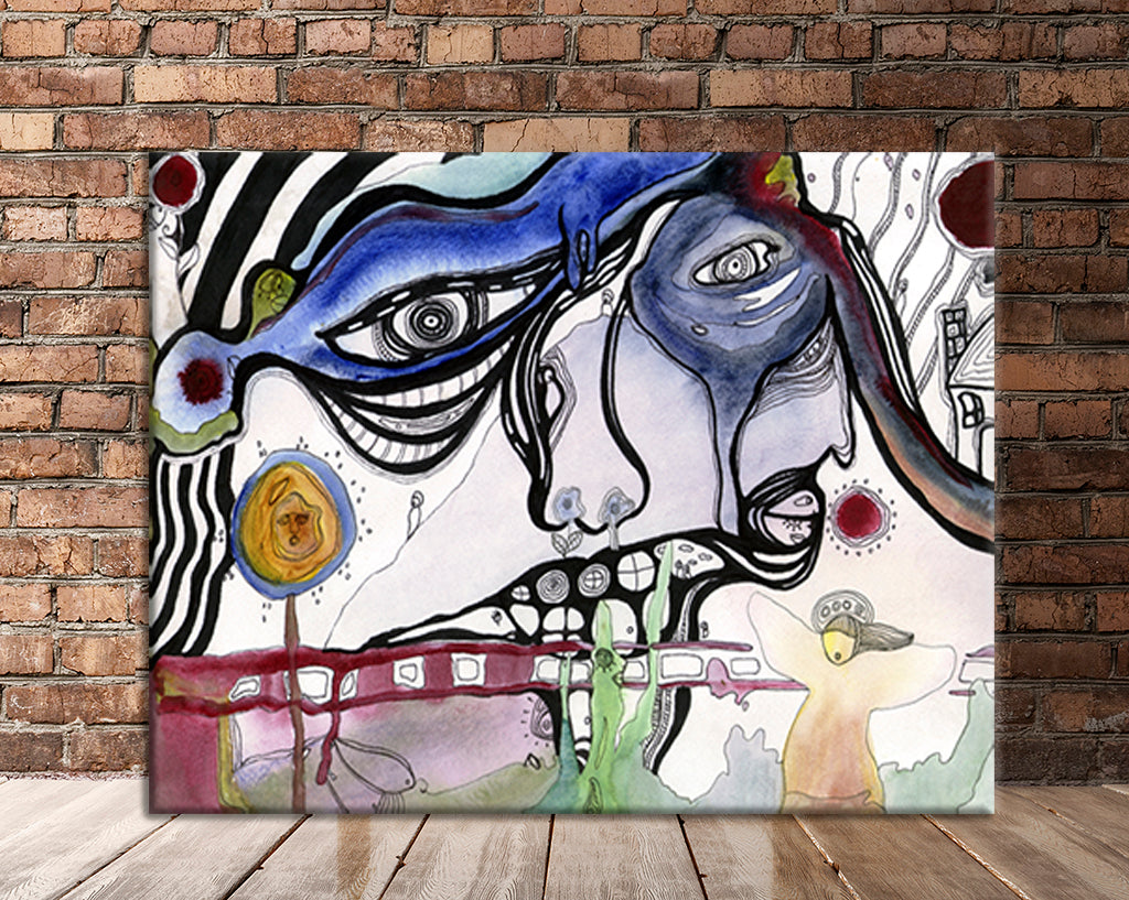 Art Print on Canvas &#39;The Gift&#39;