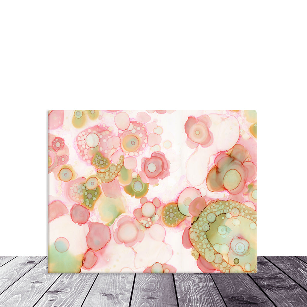Art Print on Canvas &#39;Organic in Pink&#39;
