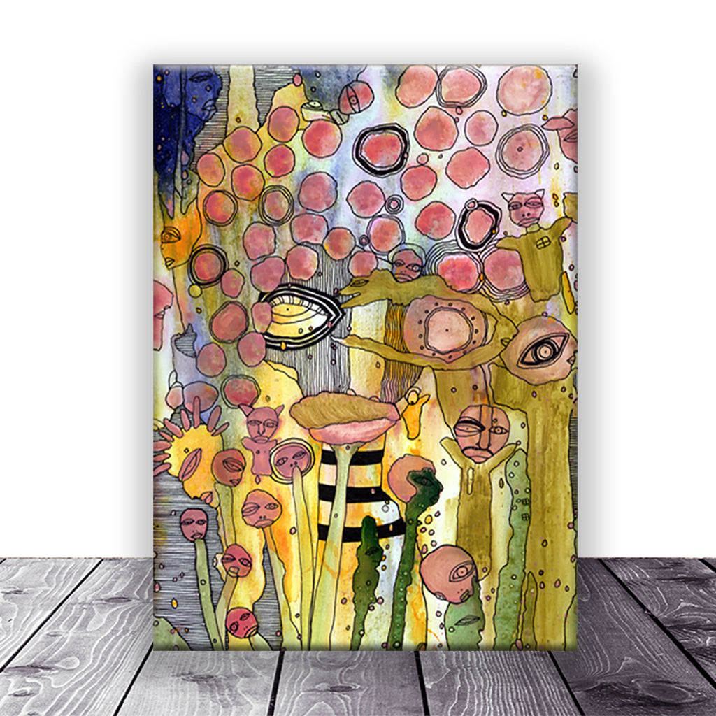 Art Print on Canvas &#39;Bugged Out&#39;