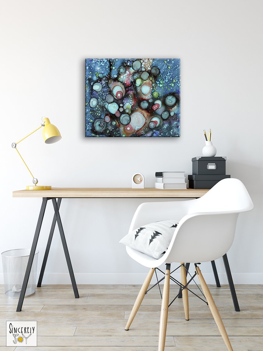 Art Print on Canvas &#39;Galaxy A&#39;