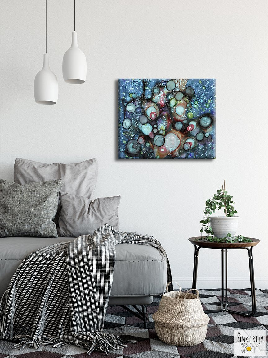 Art Print on Canvas &#39;Galaxy A&#39;