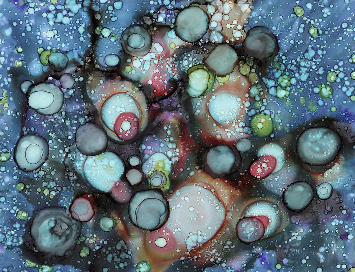 Art Print on Canvas &#39;Galaxy A&#39;