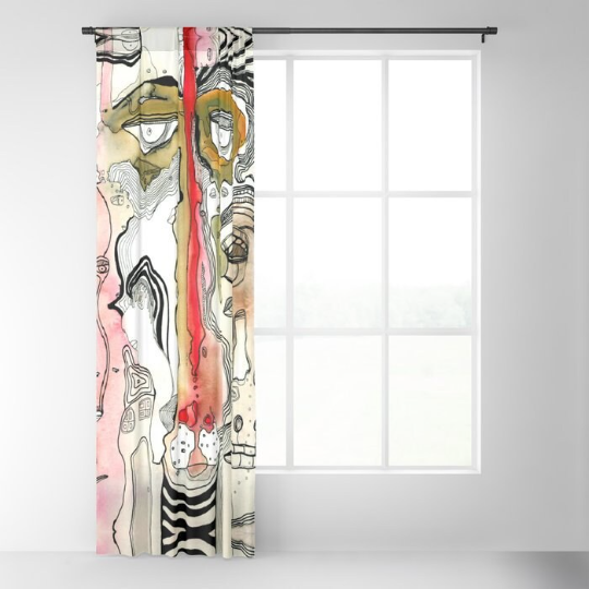 Window Curtains &quot;Complicated&quot;