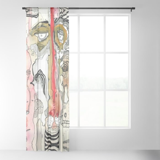 Window Curtains &quot;Complicated&quot;