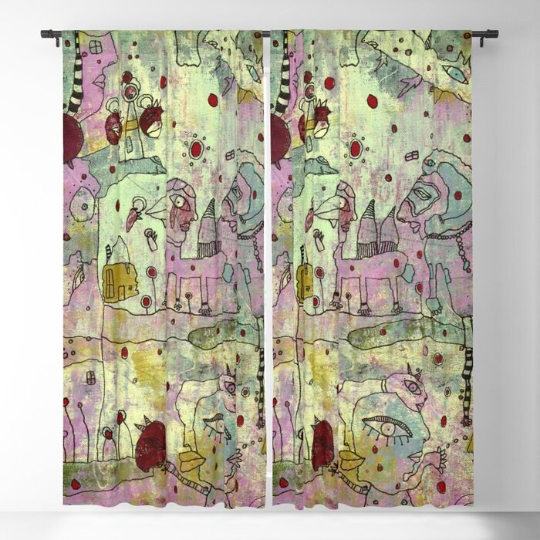 Window Curtains &quot;Cut It Out&quot;