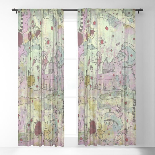 Window Curtains &quot;Cut It Out&quot;