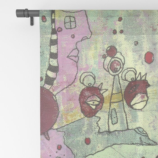 Window Curtains &quot;Cut It Out&quot;