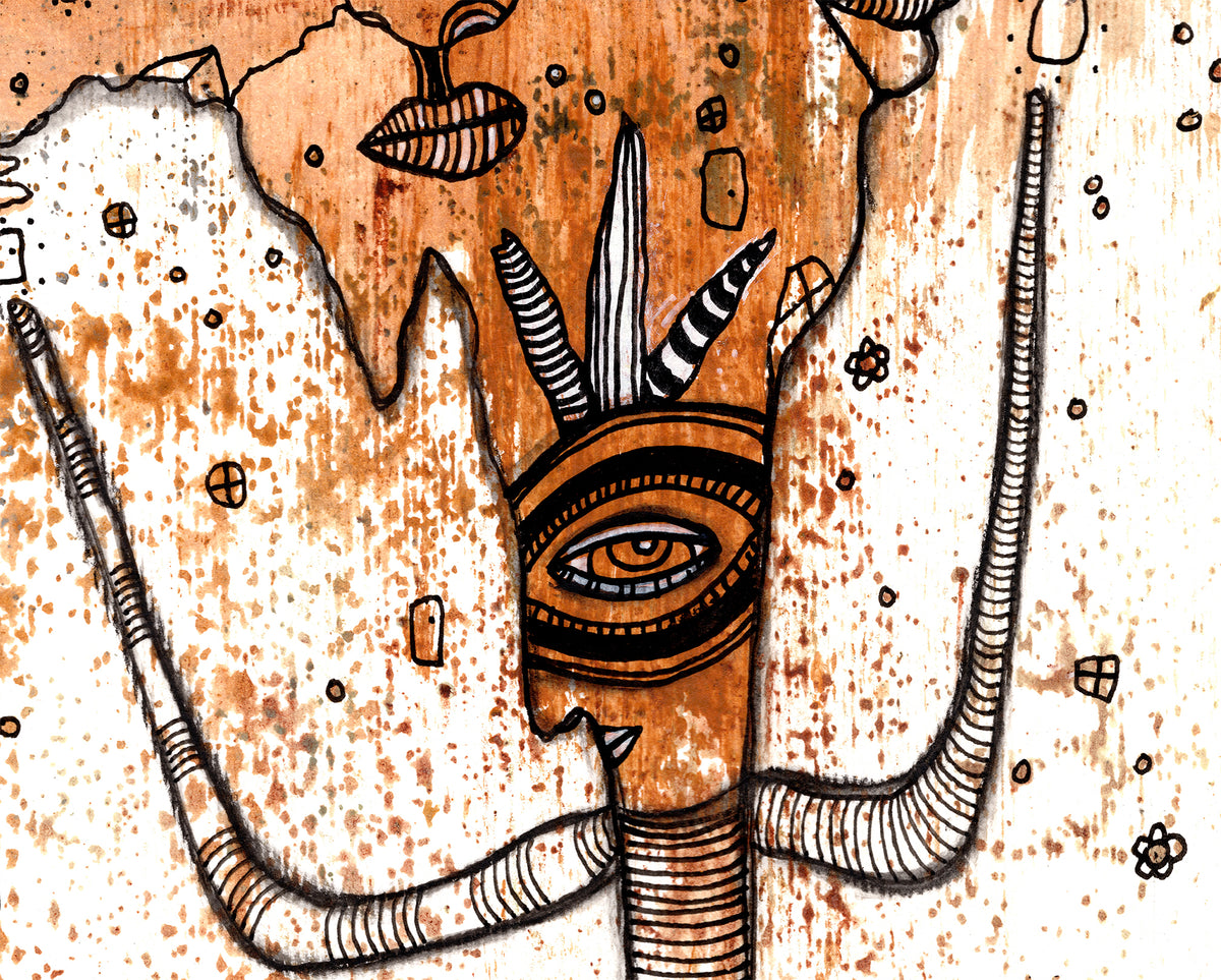 &quot;Will you dance with me?&quot; Original art on paper