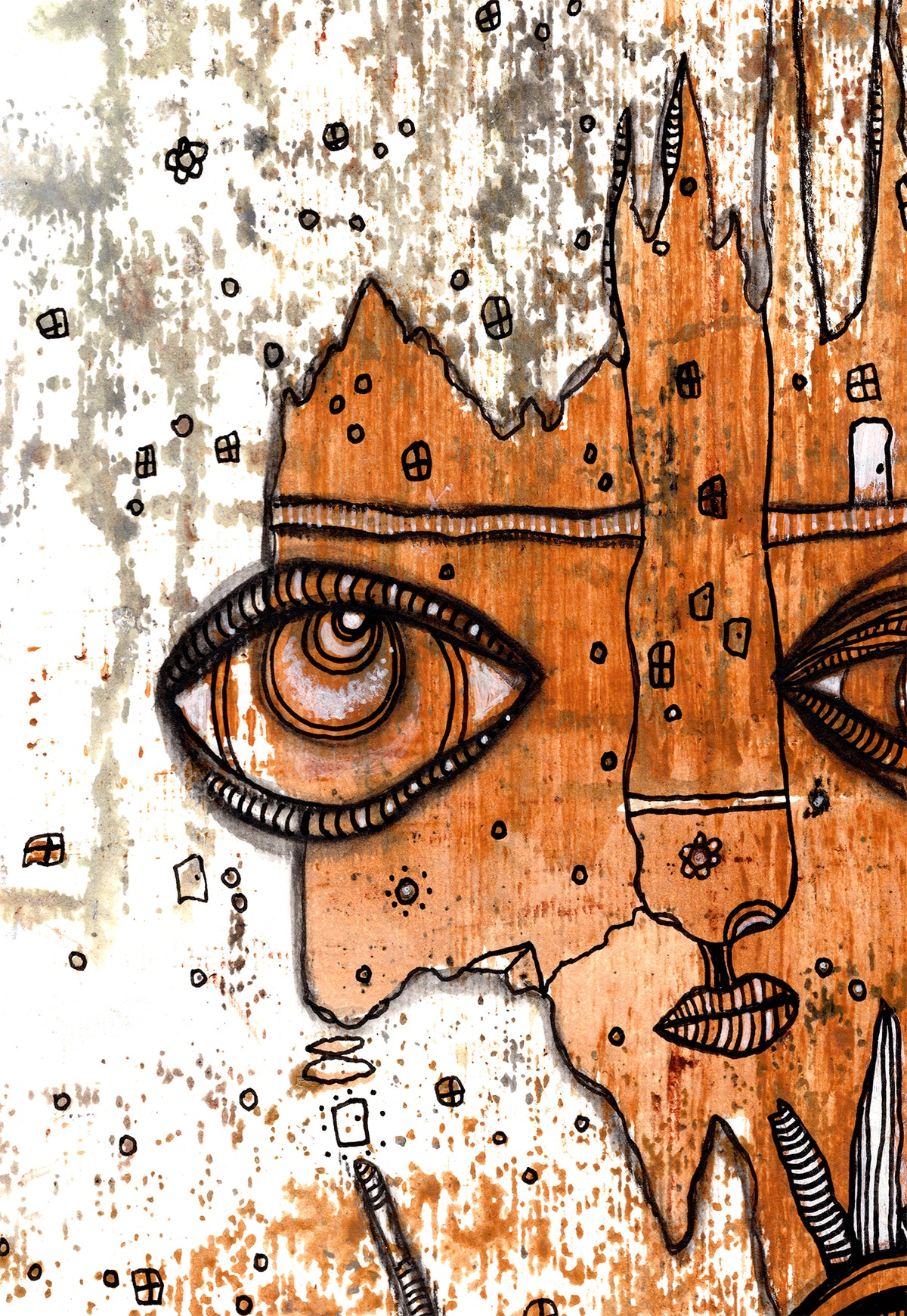 &quot;Will you dance with me?&quot; Original art on paper