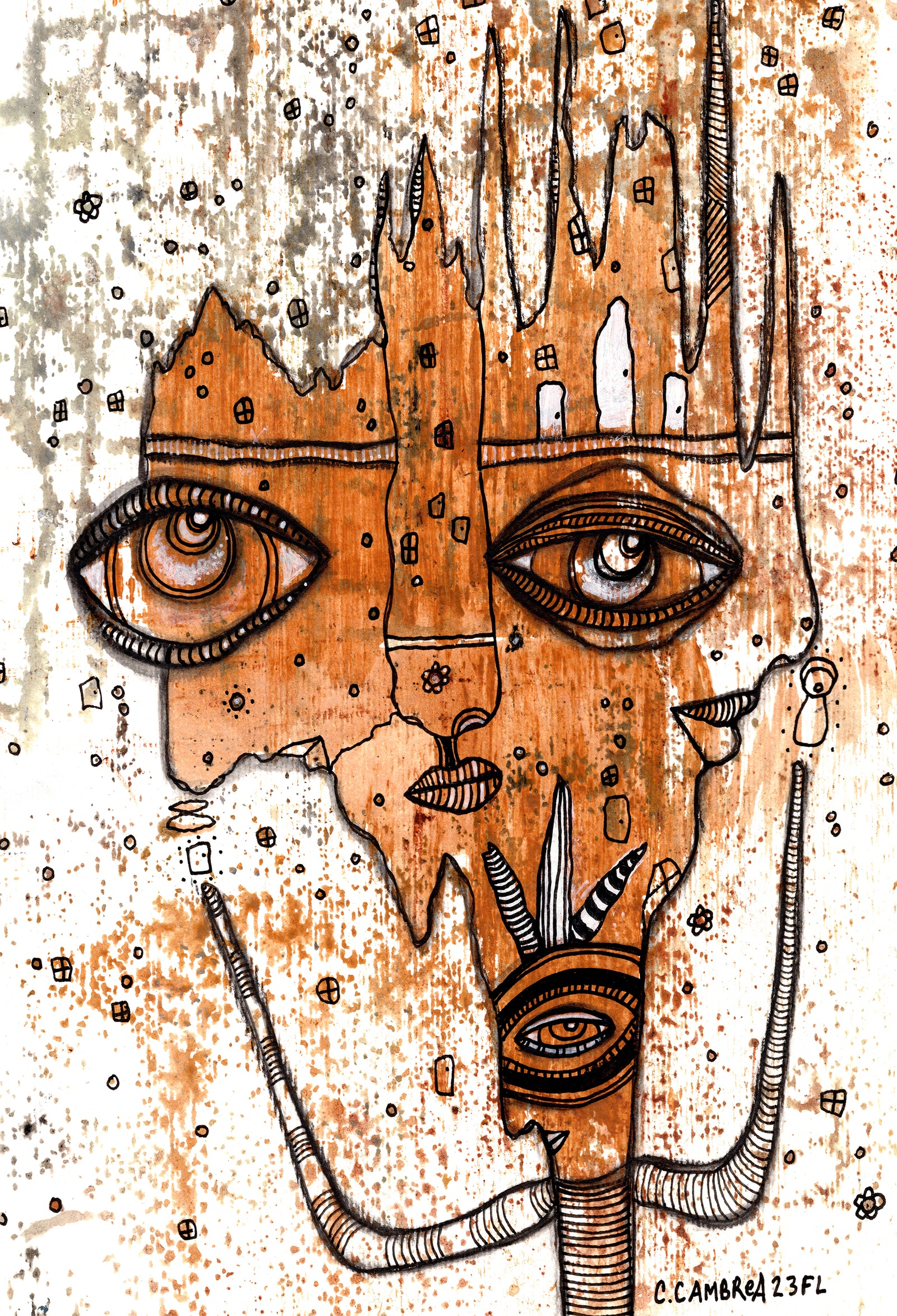 "Will you dance with me?" Original art on paper