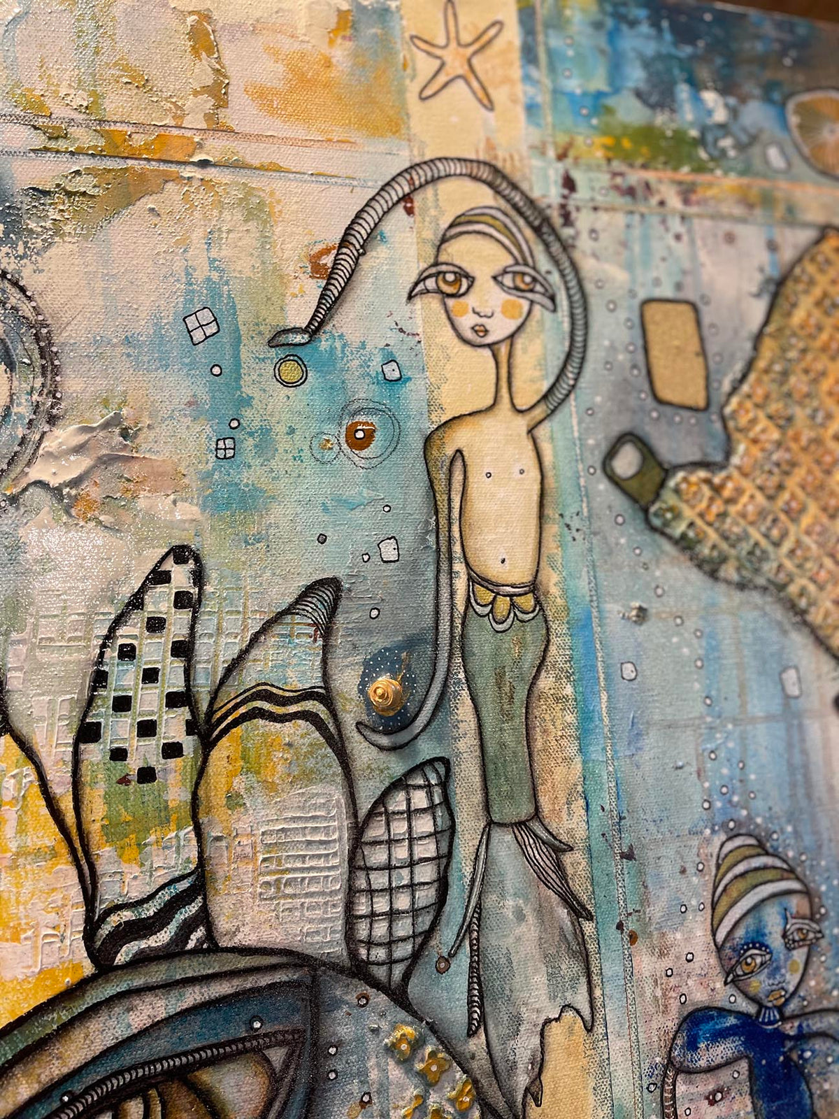 Original Fine Art &#39;Deep Sea Queen&#39;