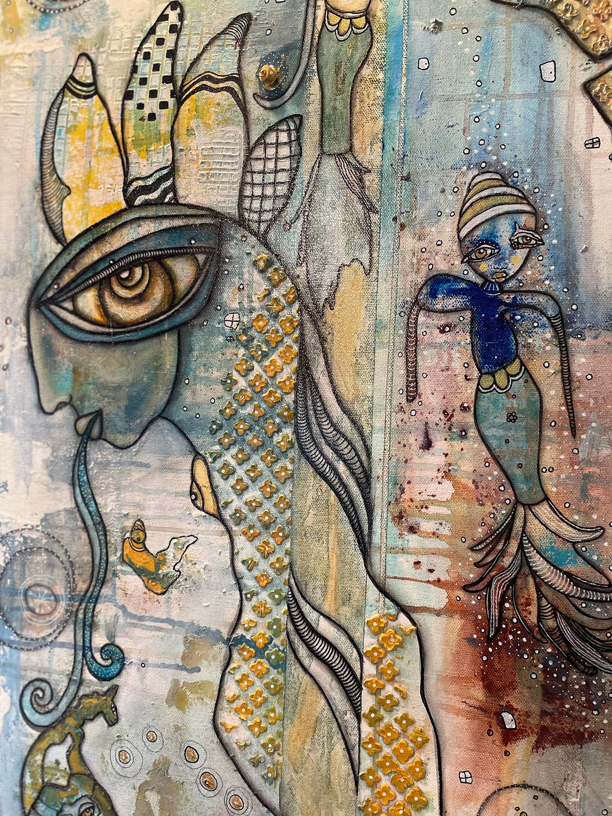 Original Fine Art &#39;Deep Sea Queen&#39;