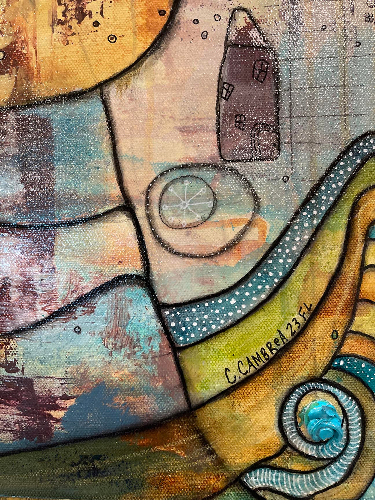 Original Fine Art &#39;Deep Sea Queen&#39;