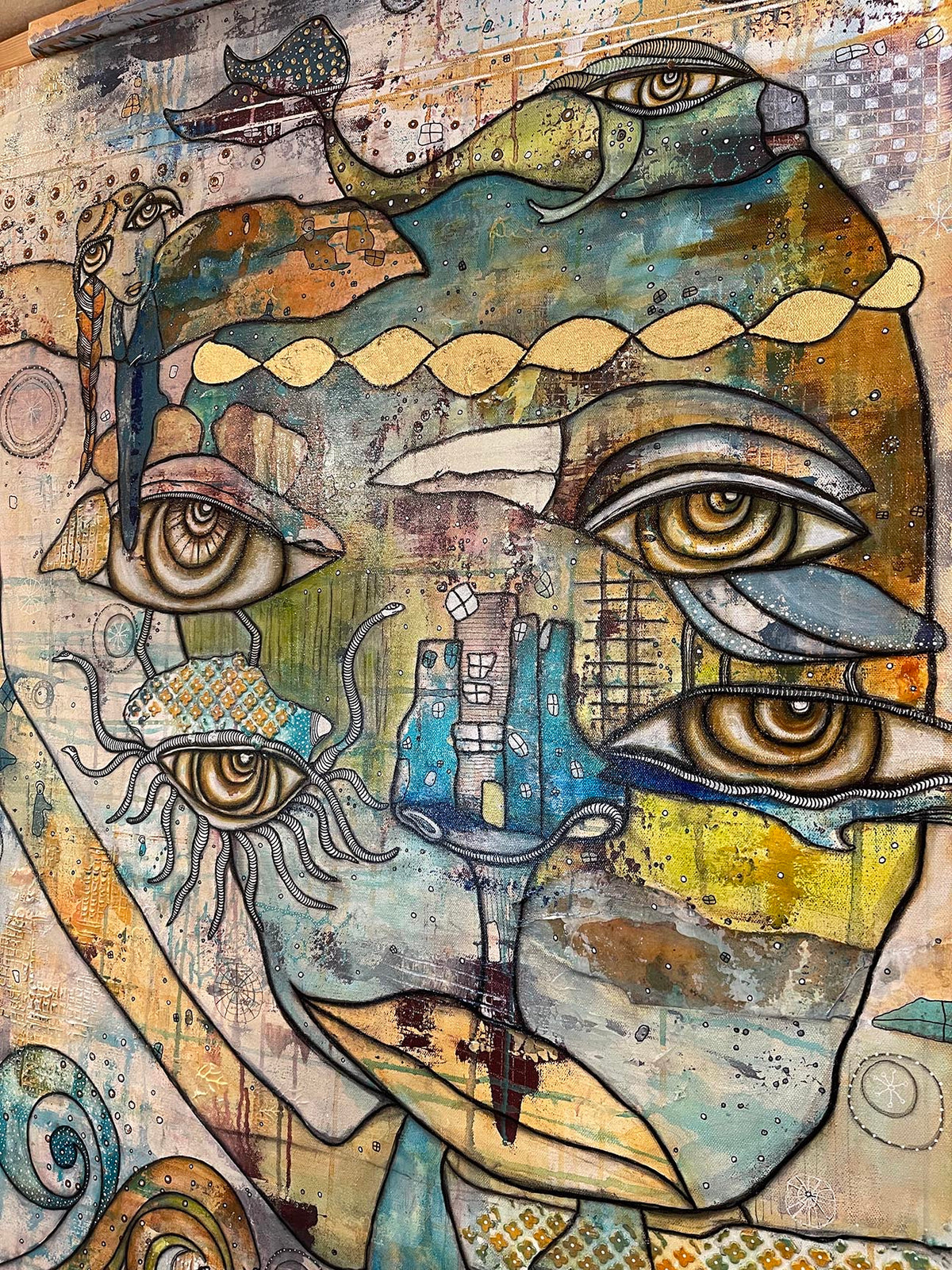 Original Fine Art &#39;Deep Sea Queen&#39;