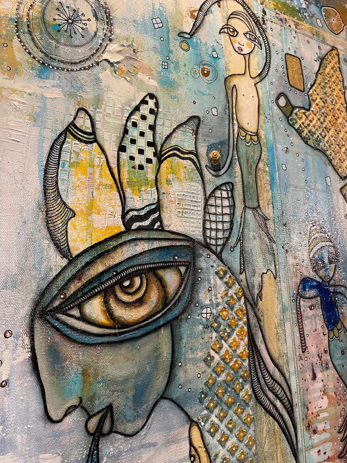 Original Fine Art &#39;Deep Sea Queen&#39;