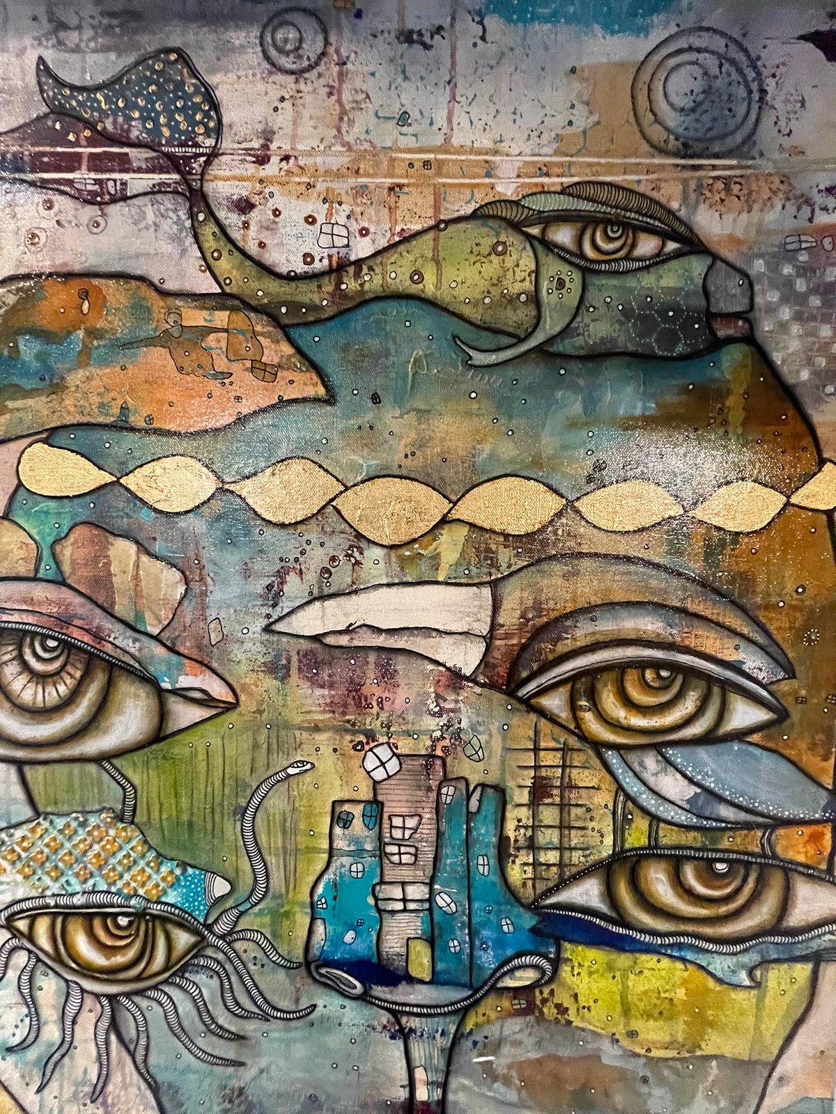 Original Fine Art &#39;Deep Sea Queen&#39;