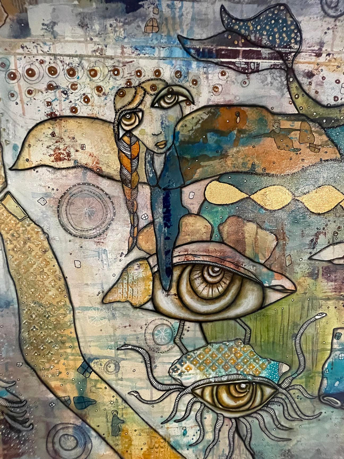 Original Fine Art &#39;Deep Sea Queen&#39;