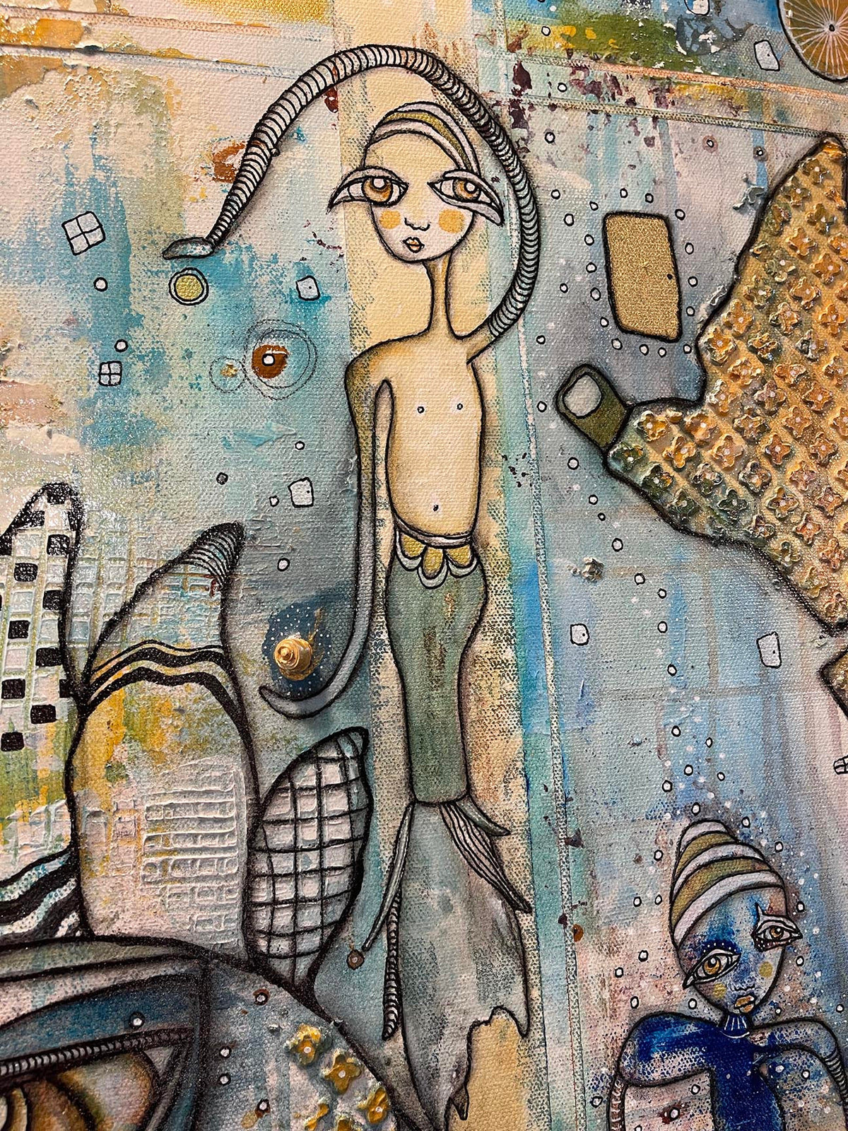 Original Fine Art &#39;Deep Sea Queen&#39;