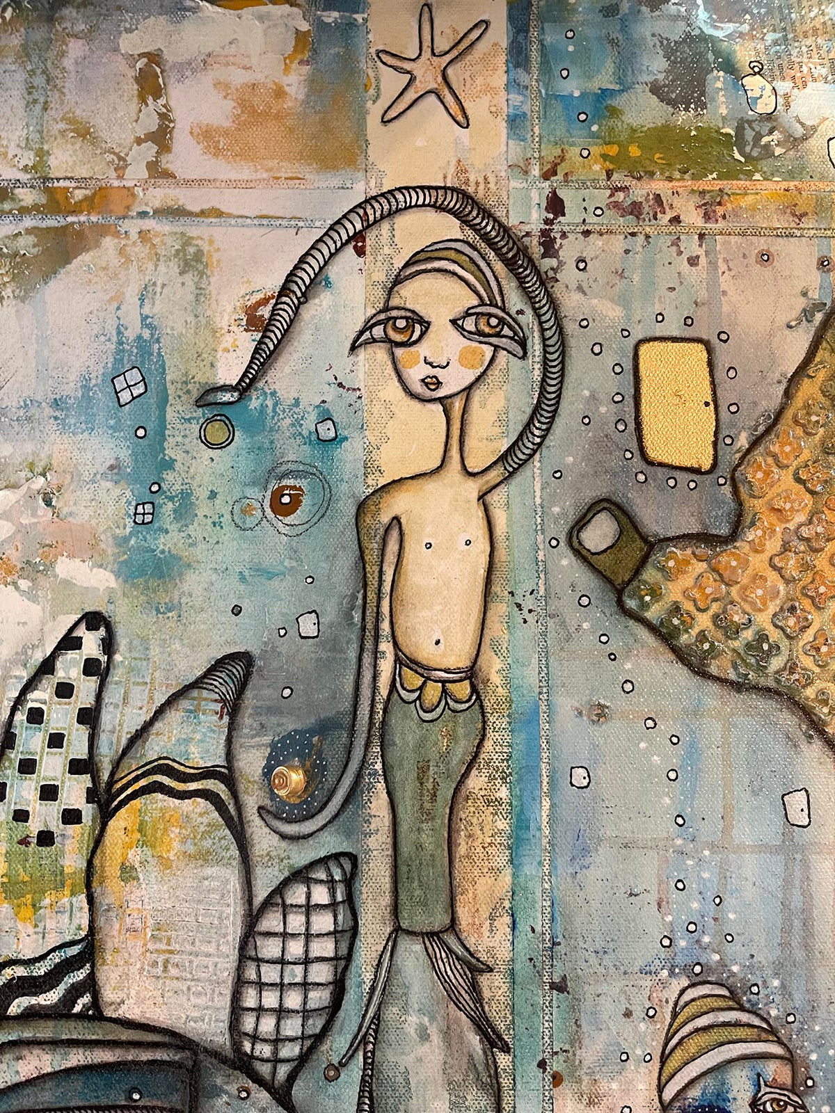 Original Fine Art &#39;Deep Sea Queen&#39;