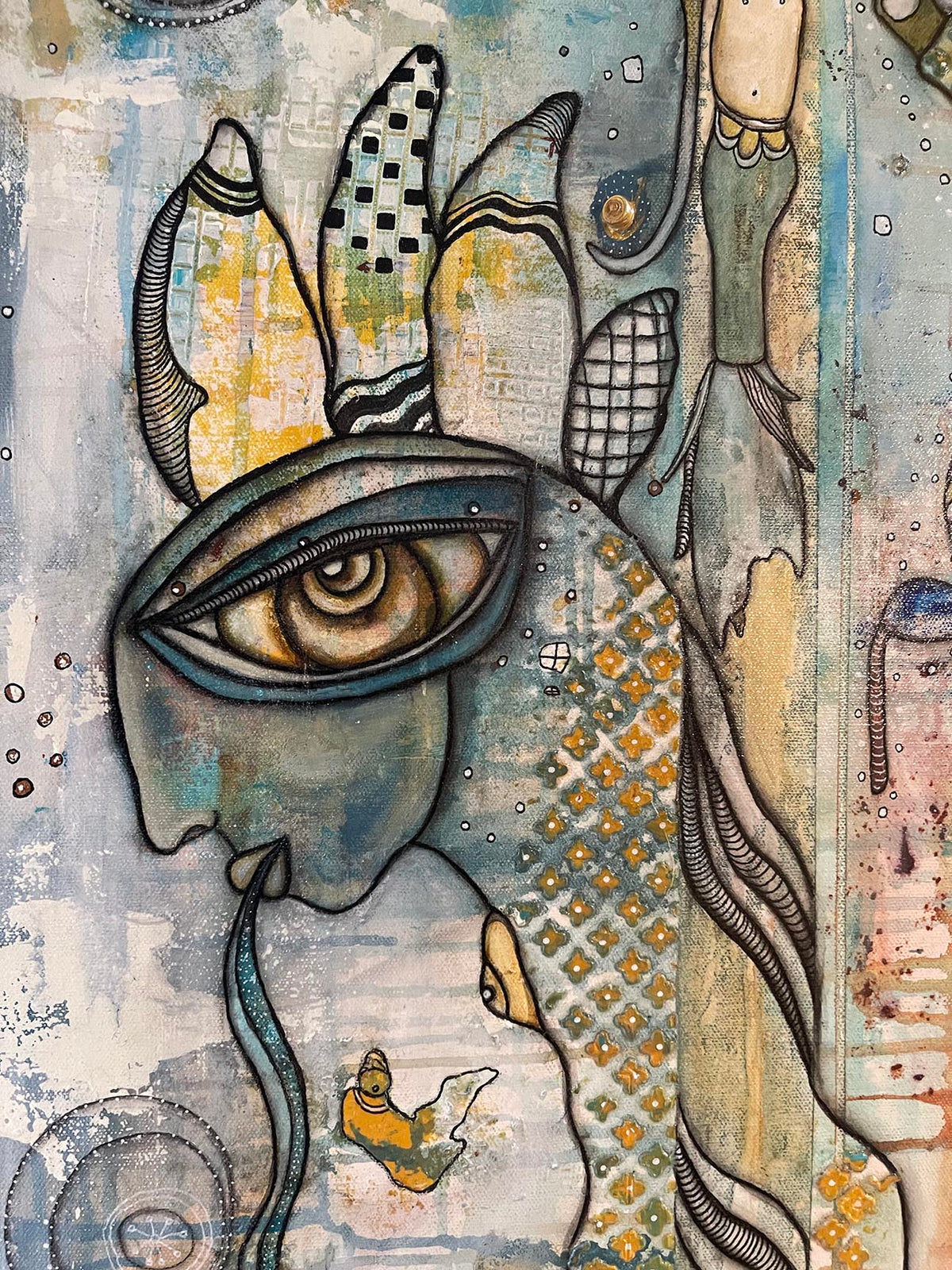 Original Fine Art &#39;Deep Sea Queen&#39;