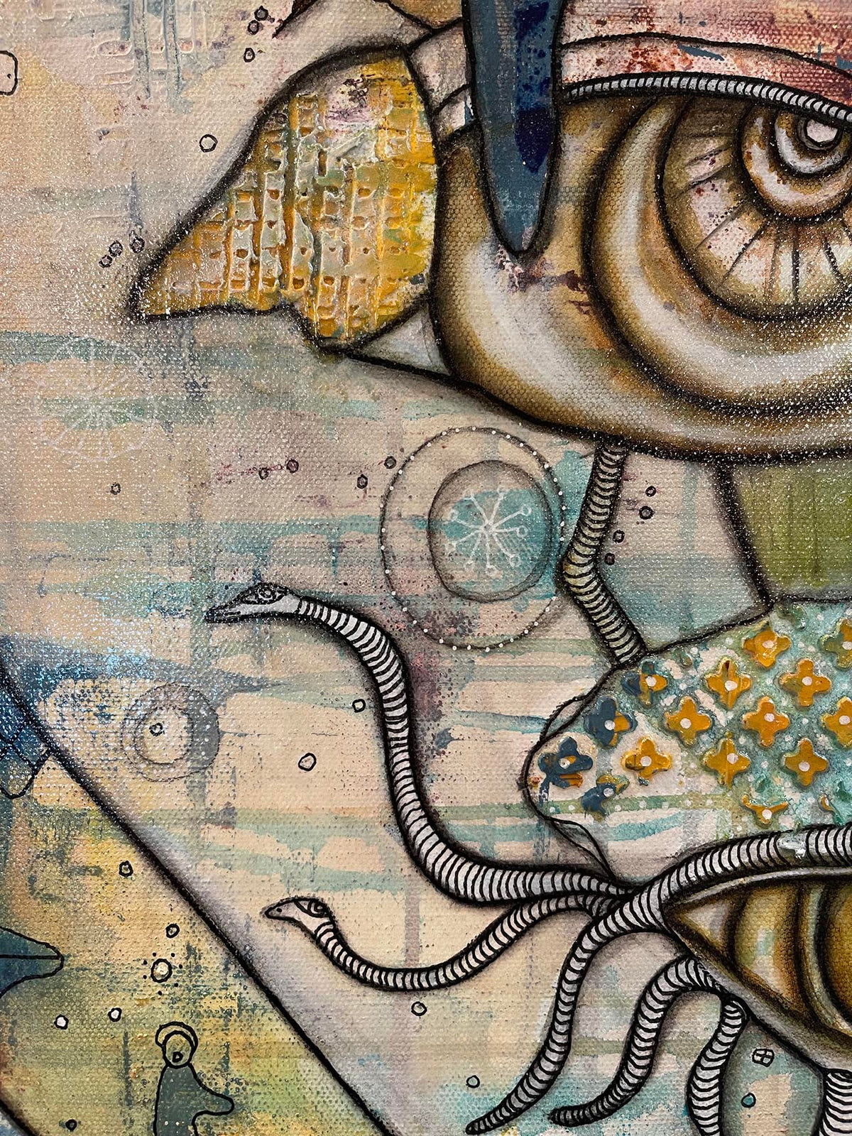 Original Fine Art &#39;Deep Sea Queen&#39;