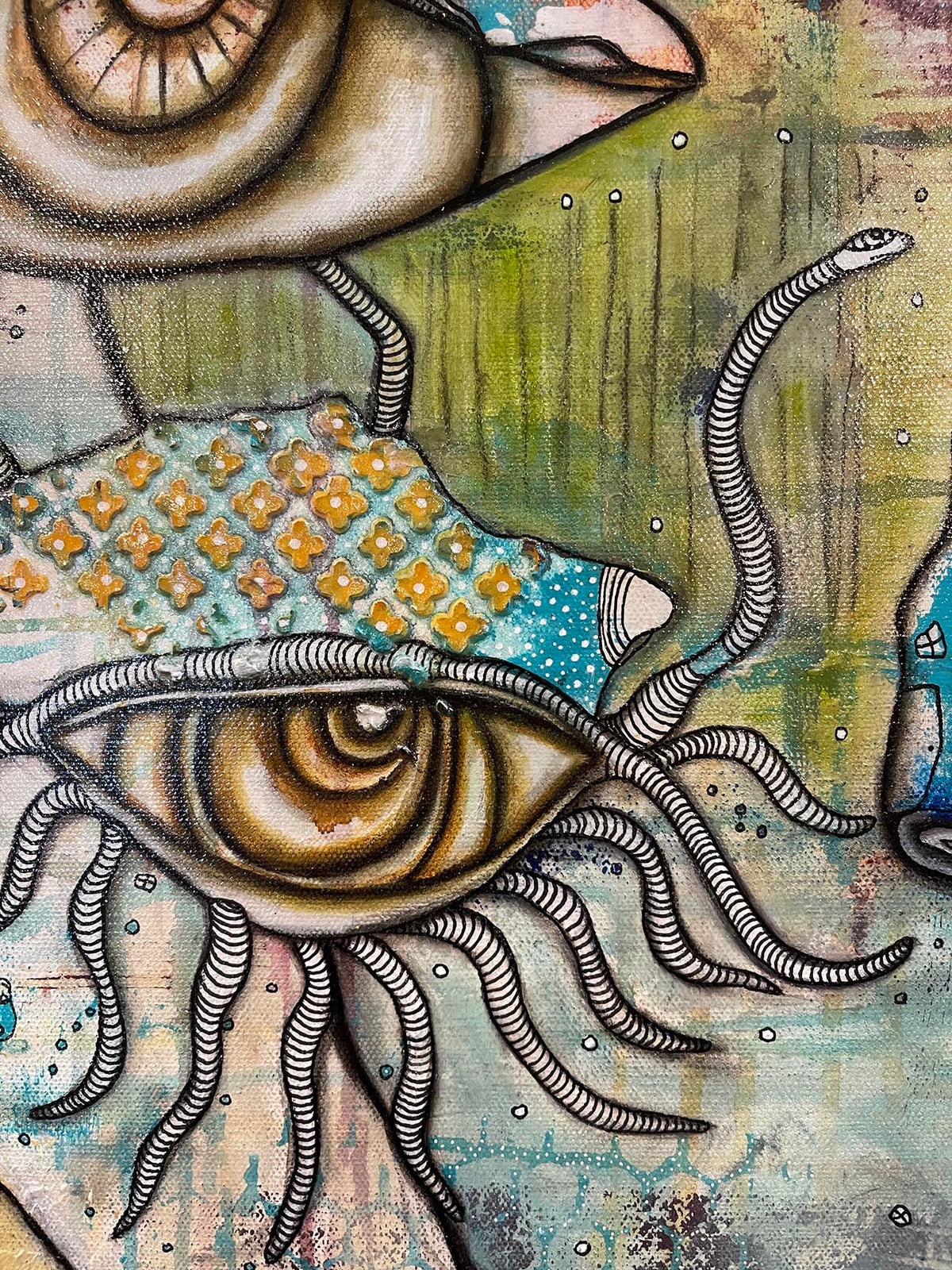 Original Fine Art &#39;Deep Sea Queen&#39;