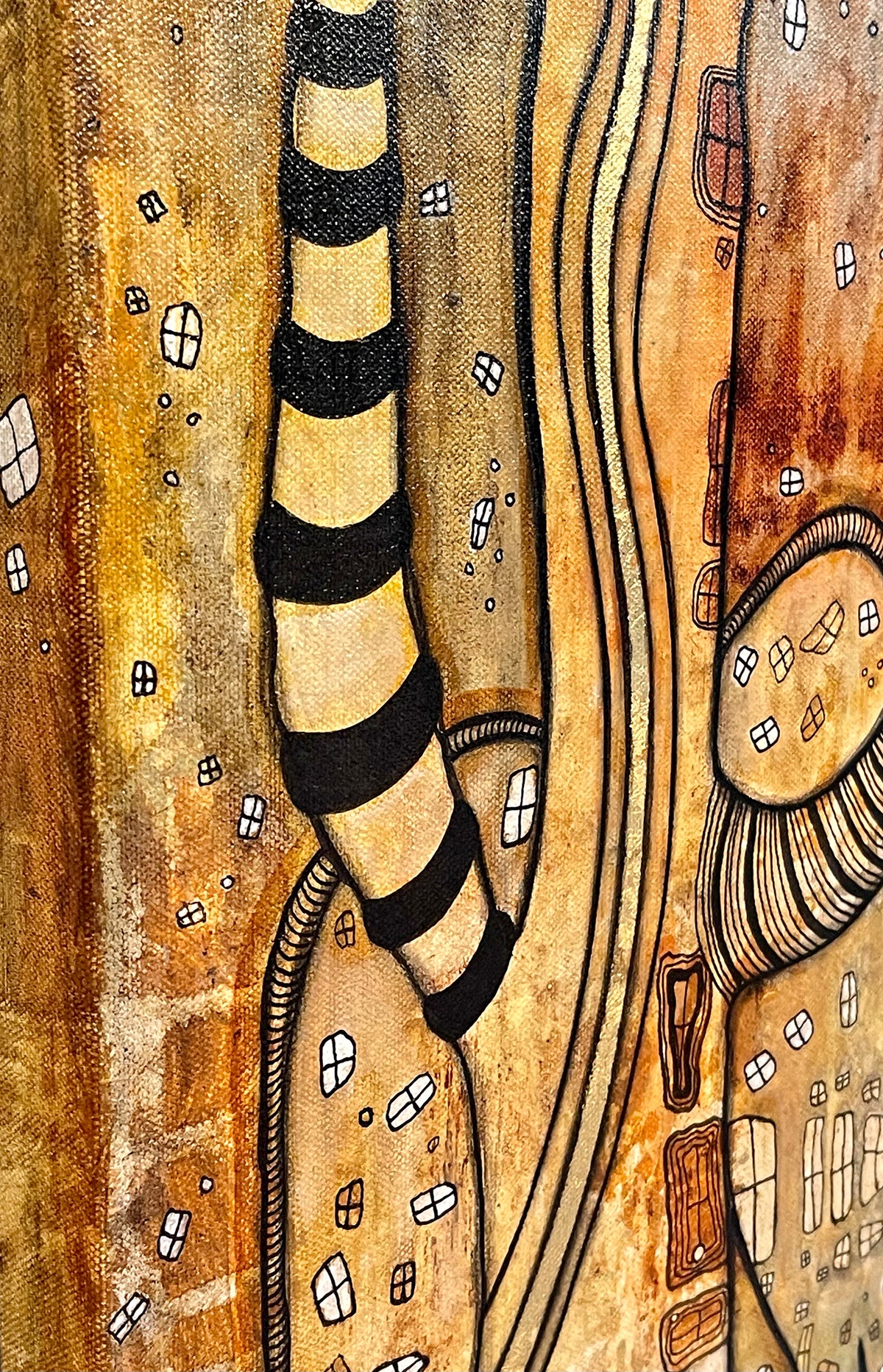 Original Fine Art &#39;Drinking in the Golden Light&#39;