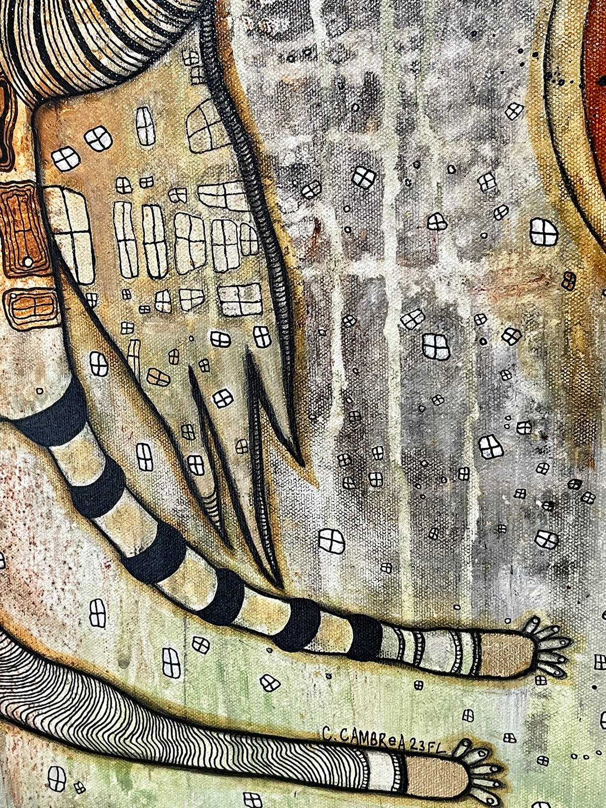 Original Fine Art &#39;Drinking in the Golden Light&#39;