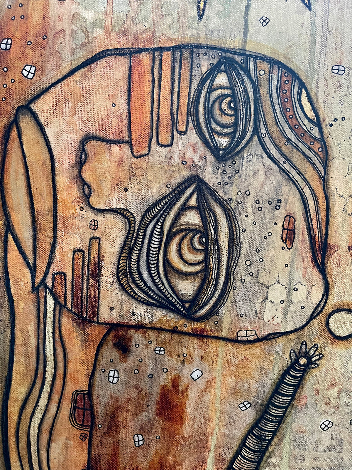 Original Fine Art &#39;Drinking in the Golden Light&#39;