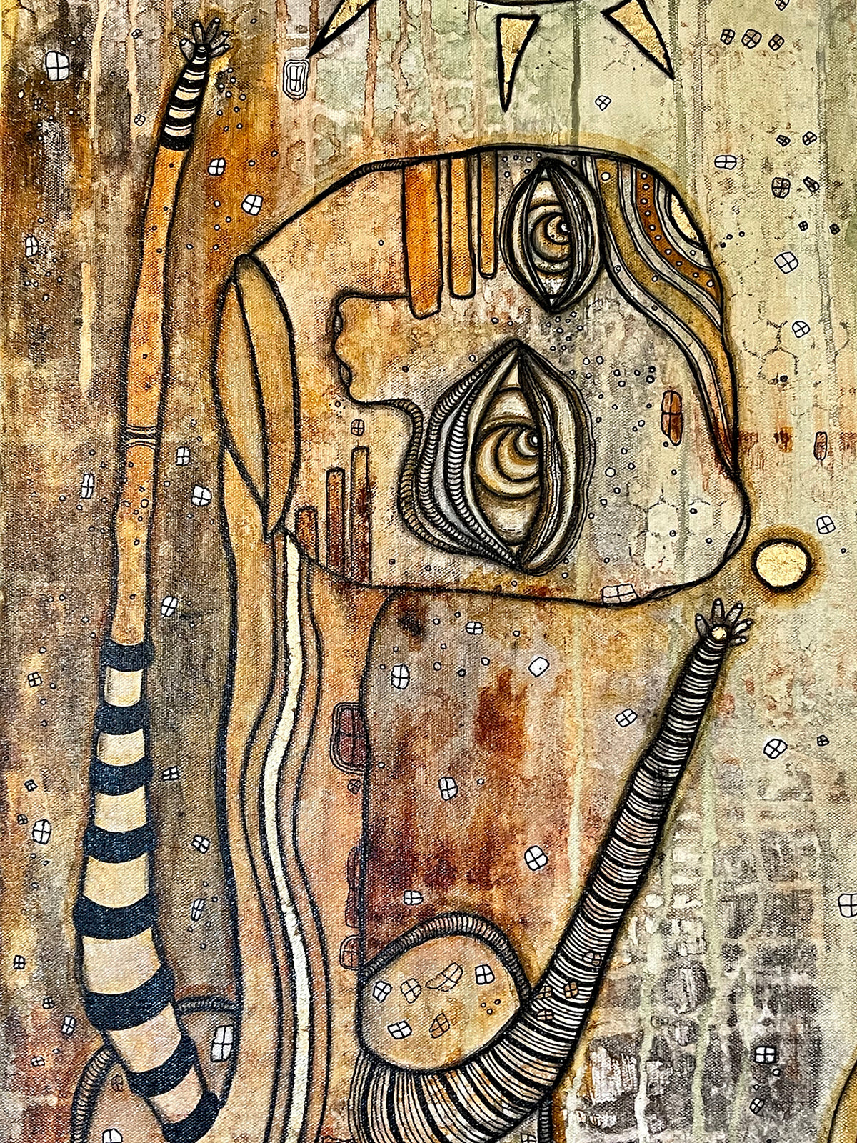 Original Fine Art &#39;Drinking in the Golden Light&#39;