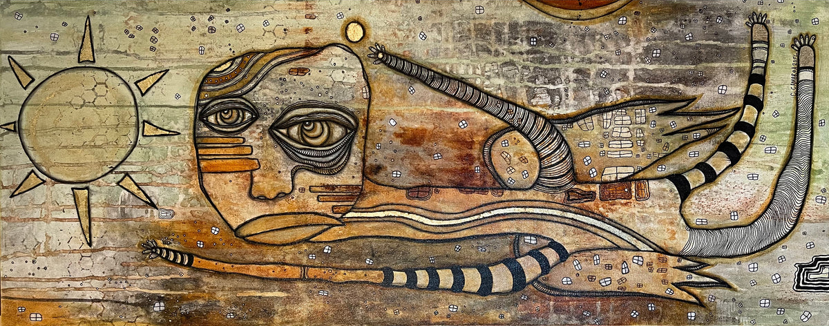 Original Fine Art &#39;Drinking in the Golden Light&#39;