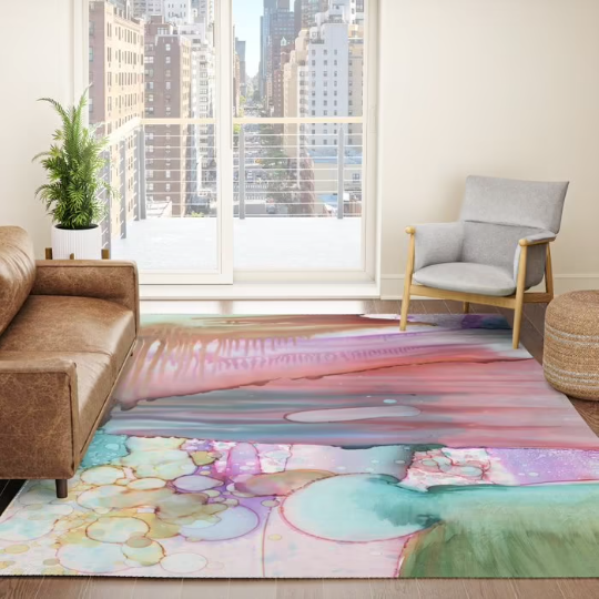 Area Rug &#39;Elephant and I&#39;